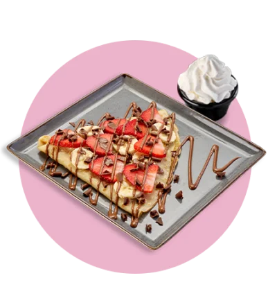 Bananaberry Crepe, French Crepes