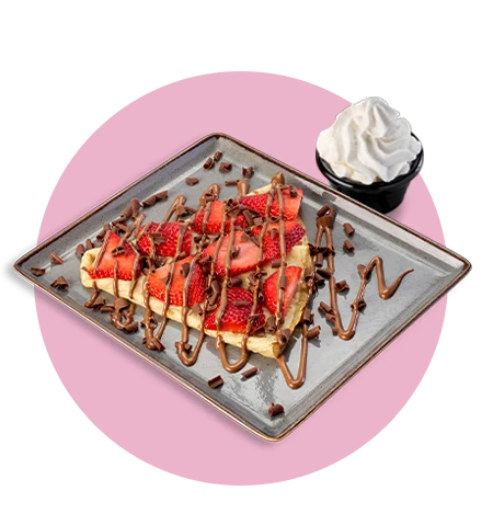 Strawberry Indulgence Crepe, Crepes