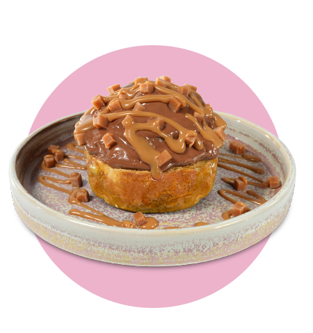 Cinnamon Toffee Fudge Bun, New Menu